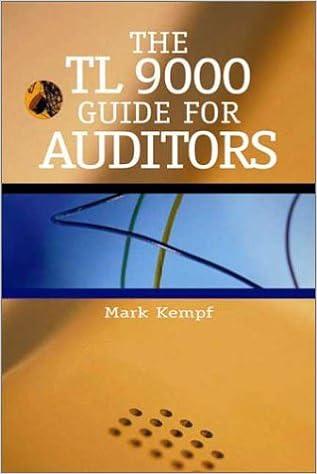the tl 9000 guide for auditors 1st edition mark kempf 087389510x, 978-0873895101