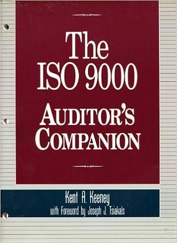 the iso 9000 auditors companion 1st edition kent a. keeney 0873893247, 978-0873893244