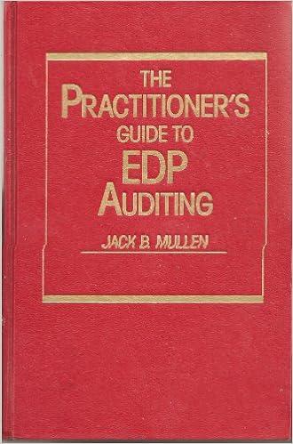 the practitioners guide to edp auditing 1st edition jack mullen 0136912621, 978-0136912620