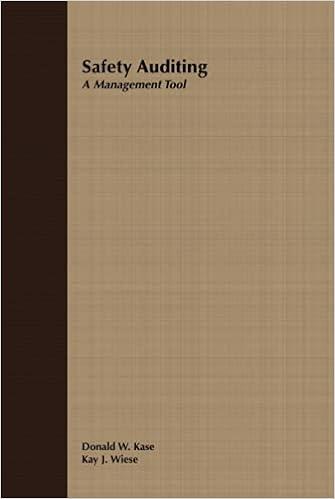 safety auditing a management tool 1st edition donald w. kase 0471289035, 978-0471289036
