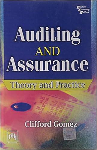 auditing and assurance theory and practice 1st edition clifford gomez 8120345665, 978-8120345669
