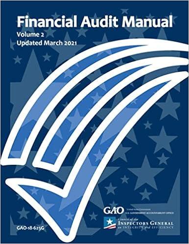 gao financial audit manual volume 2 updated march 2021 2021 edition united states government gao b091wm9dzw,