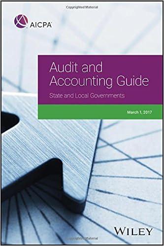 audit and accounting guide state and local governments 1st edition aicpa 1945498587, 978-1945498589