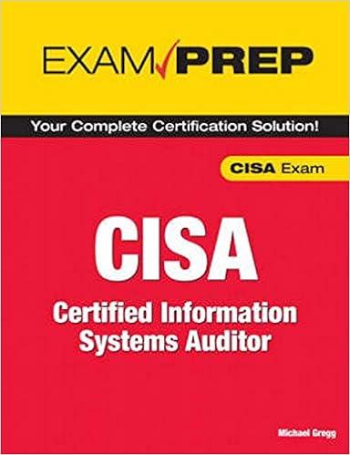 cisa exam prep certified information systems auditor your complete certification solution 2nd edition michael