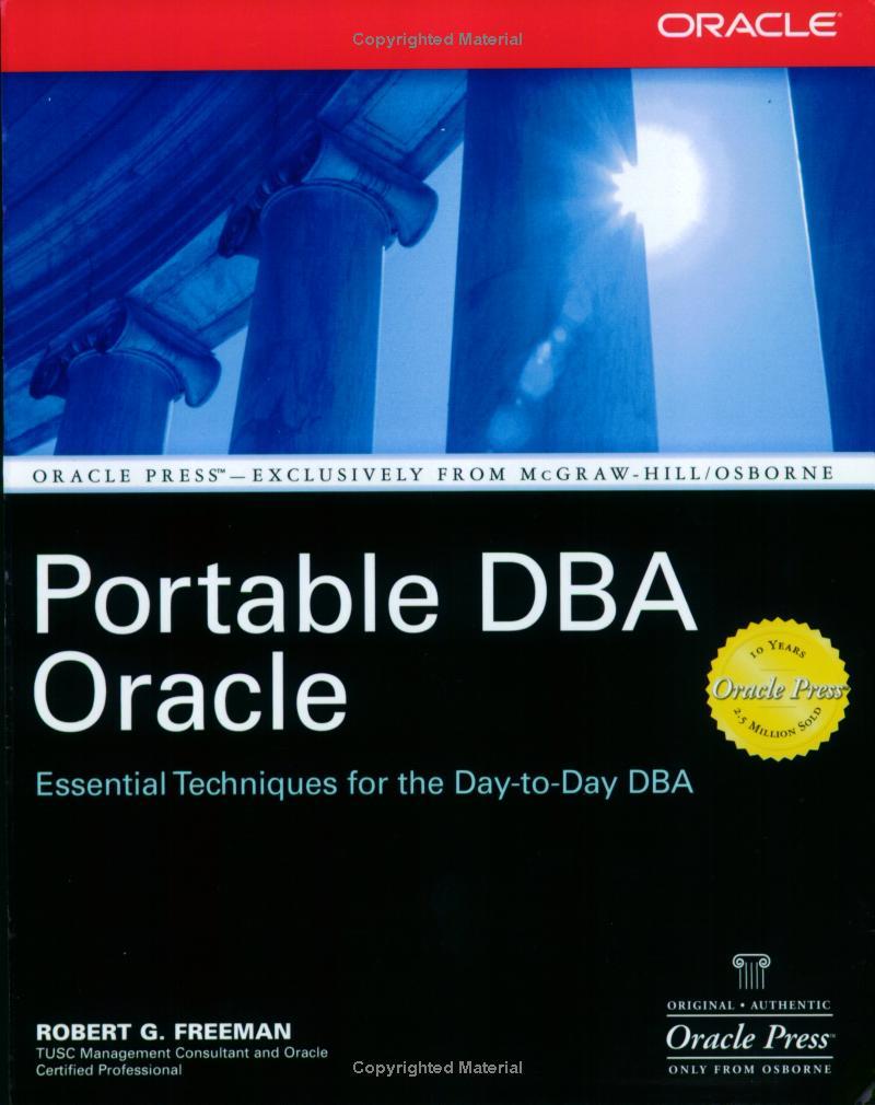 portable dba oracle 1st edition robert freeman 0072229802, 978-0072229806