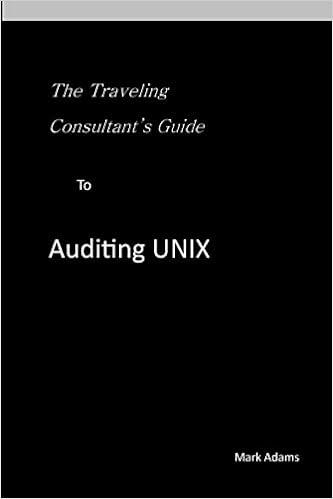 traveling consultants guide to auditing unix 1st edition mark adams 1105616398, 978-1105616396