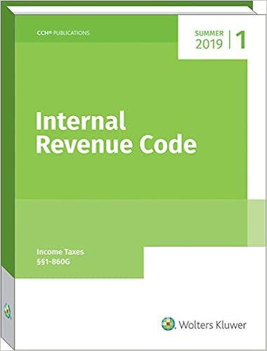 internal revenue code income taxes 2019 edition cch tax law 978-0808047872