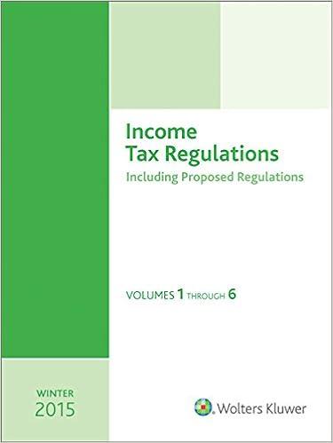 income tax regulations including proposed regulations volume 1 2015 edition cch tax law 978-0808039402