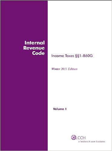 internal revenue code income taxes volume 1 2011 edition cch tax law 080802485x, 978-0808024859