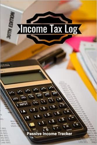 income tax log passive income tracker 1st edition bmog books b09gtd5jfp, 979-8460383351