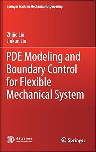 pde modeling and boundary control for flexible mechanical system 1st edition zhijie liu, jinkun liu