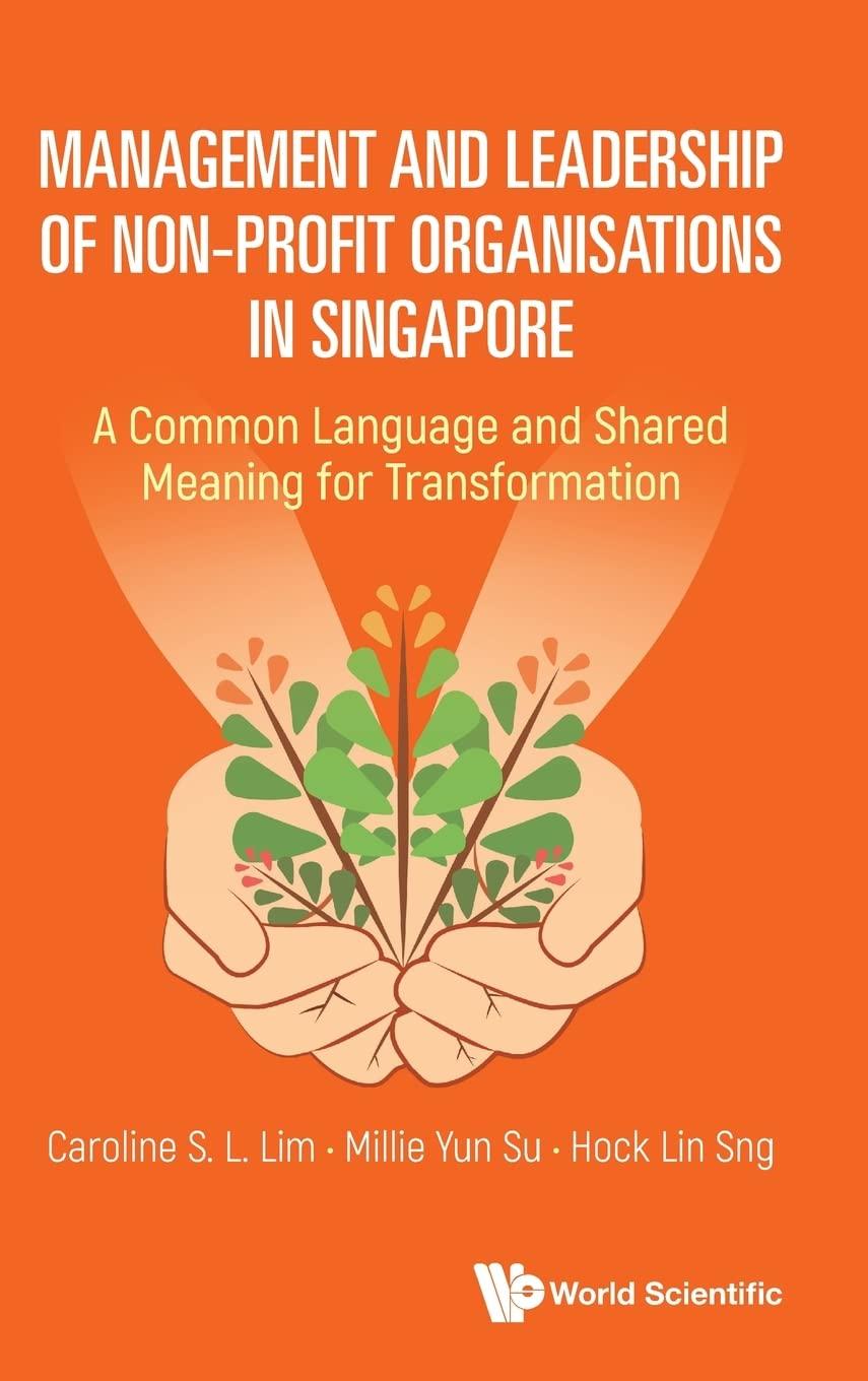 management and leadership of non profit organisations in singapore a common language and shared meaning for