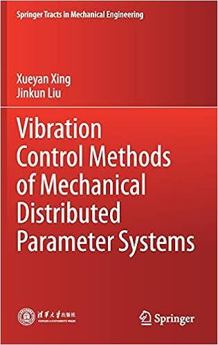 vibration control methods of mechanical distributed parameter systems 1st edition xueyan xing, jinkun liu