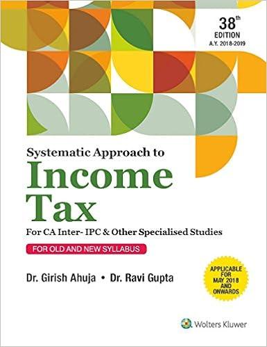 systematic approach to income tax 38th edition girish ahuja and ravi gupta 9386691809, 978-9386691804