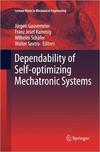 dependability of self optimizing mechatronic systems 1st edition jürgen gausemeier, franz josef rammig,