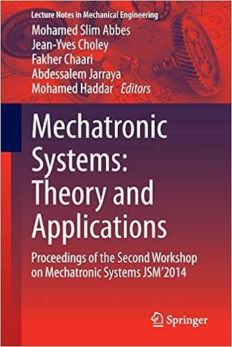 mechatronic systems theory and applications proceedings of the second workshop on mechatronic systems jsm