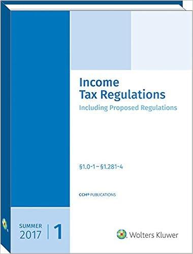 Income Tax Regulations Including Proposed Regulations