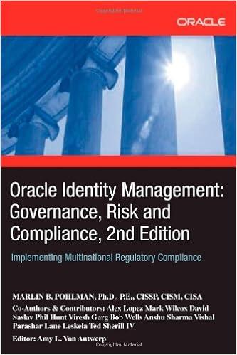 oracle identity management governance risk and compliance 2nd edition marlin pohlman 059545934x,