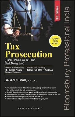 tax prosecution under income tax and gst laws 3rd edition sh. suresh  prabahu 9390513944, 978-9390513949