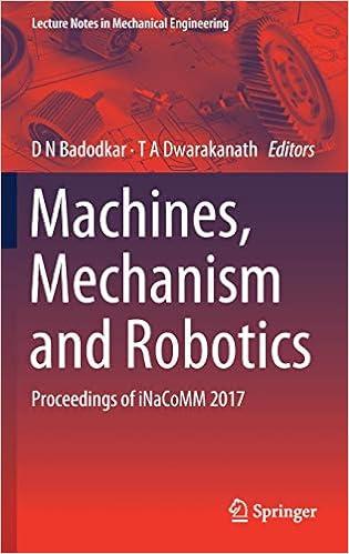 machines mechanism and robotics proceedings of inacomm 2017 2017 edition d n badodkar, t a dwarakanath