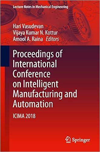 proceedings of international conference on intelligent manufacturing and automation icima 2018 2018 edition
