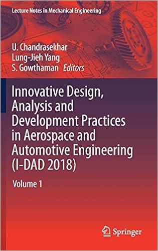 innovative design analysis and development practices in aerospace and automotive engineering i dad 2018