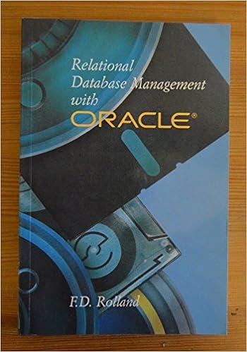 relational database management with oracle 1st edition f. d rolland 0201416476, 978-0201416473