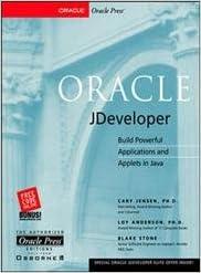 oracle jdeveloper 2nd edition cary jensen, loy anderson, blake stone 0072118636, 978-0072118636