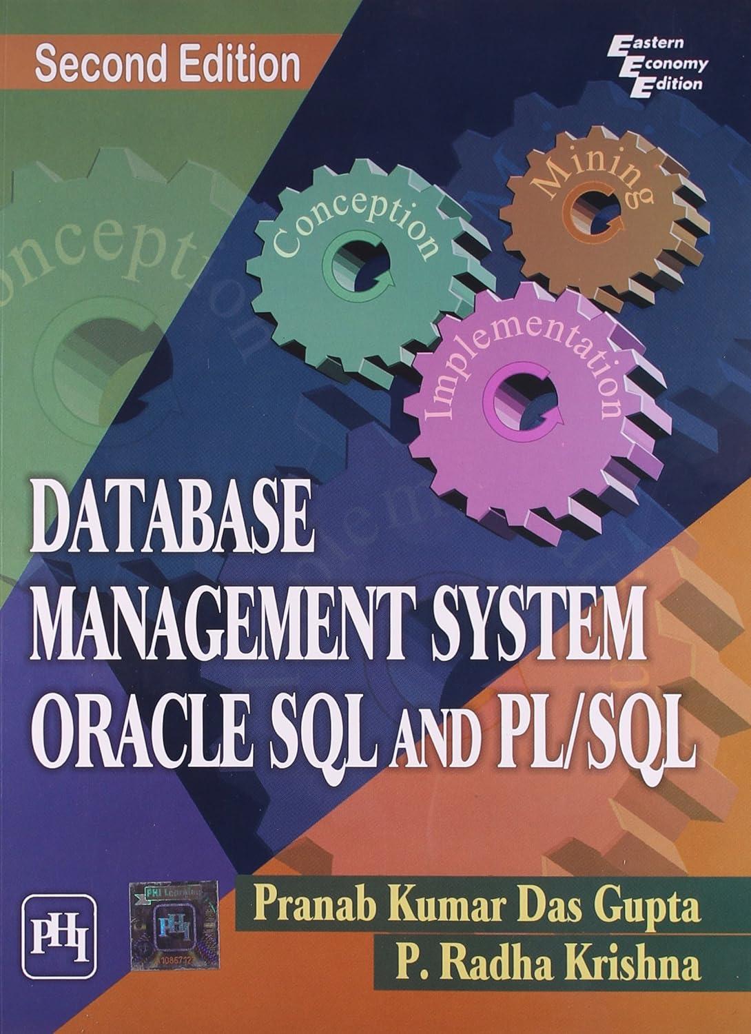 database management system oracle sql and pl/sql 2nd edition p. radha krishna 978-8120348424