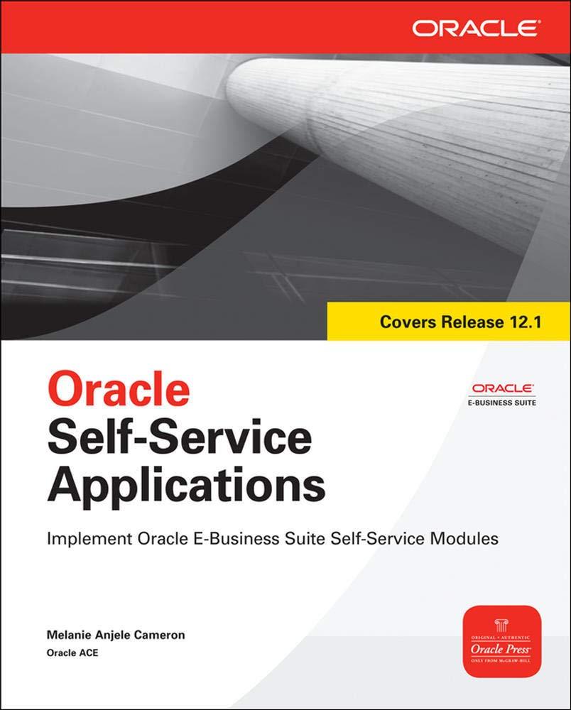 oracle self service applications 1st edition melanie cameron 0071713301, 978-0071713306