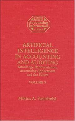 artificial intelligence in accounting and auditing knowledge representation accounting applications and the