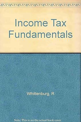 income tax fundamentals 23rd edition gerald e. whittenburg, martha altus-buller 0324300999, 978-0324300994