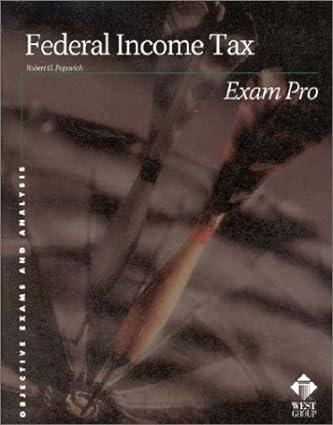 federal income tax exam pro 1st edition robert g popovich 031425997x, 978-0314259974