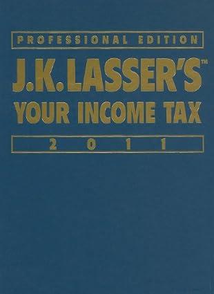 your income tax 2011 2011 edition j.k. lasser institute 013259921x, 978-0132599214