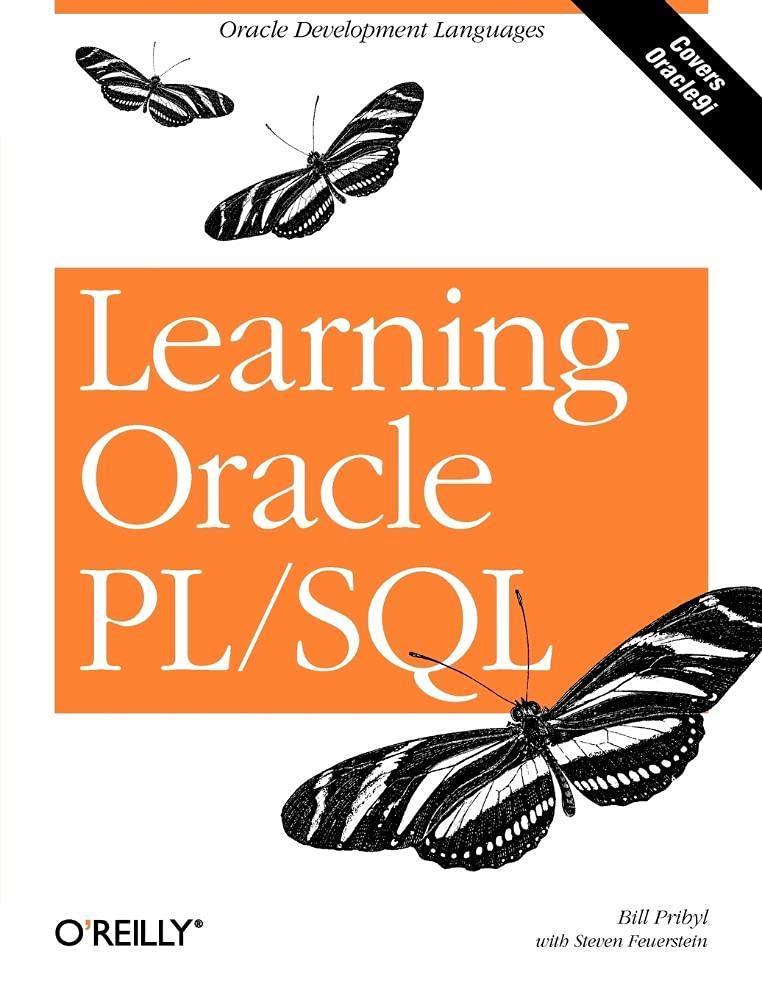 learning oracle pl/sql 1st edition bill pribyl 0596001800, 978-0596001803