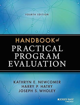 handbook of practical program evaluation 4th edition kathryn e. newcomer, harry p. hatry, joseph s. wholey