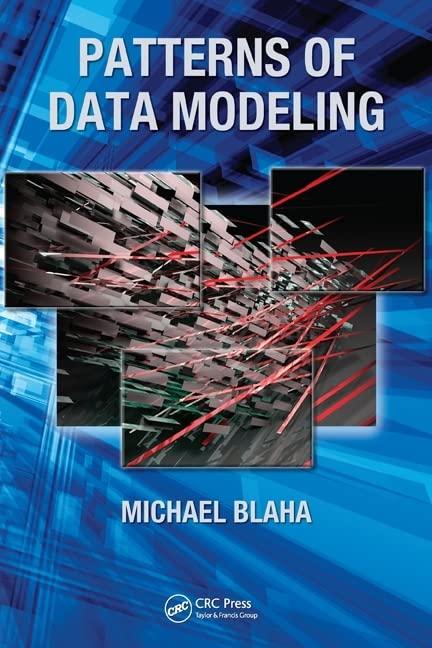 patterns of data modeling 1st edition michael blaha 1439819890, 978-1439819890