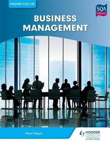 higher business management for cfe 1st edition peter hagan 147184501x, 978-1471845017