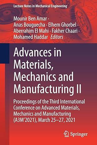 advances in materials mechanics and manufacturing ii proceedings of the third international conference on