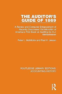 the auditors guide of 1869 a review and computer enhancement of recently discovered old microfilm of americas