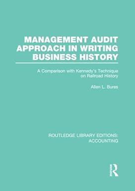 management audit approach in writing business history a comparison with kennedys technique on railroad