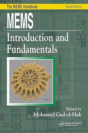 the mems handbook introduction and fundamentals 2nd edition mohamed gad-el-hak 0849391377, 978-0849391378