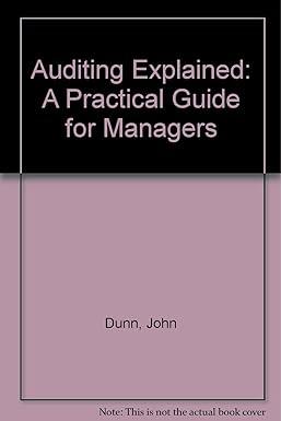 auditing explained a practical guide for managers 1st edition john dunn 0749405619, 978-0749405618