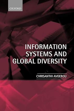 information systems and global diversity 1st edition chrisanthi avgerou 0199263426, 978-0199263424