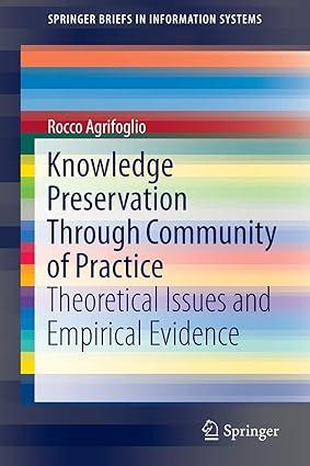 knowledge preservation through community of practice theoretical issues and empirical evidence 2015 edition