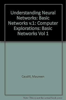 understanding neural networks 1st edition maureen caudill, charles butler 026253102x, 978-0262531023