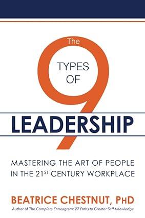 the 9 types of leadership mastering the art of people in the 21st century workplace 1st edition beatrice