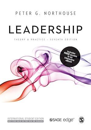 leadership theory and practice 7th international edition peter g. northouse 1506311164, 978-1506311166