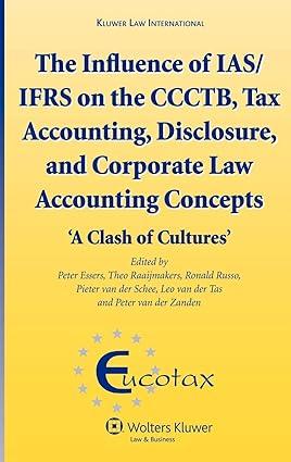 the influence of ias ifrs on the cctb tax accounting disclosure and corporate law accounting concepts 1st