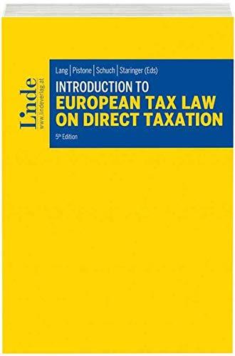 introduction to european tax law on direct taxation 5th edition michael lang 978-3707338461